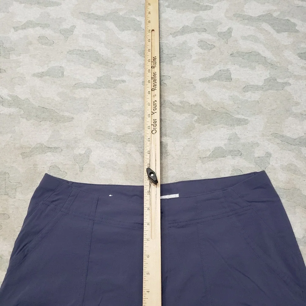 Columbia PFG Shorts Womens 12 Blue Omni-Shield Pockets Fishing Outdoors Hiking